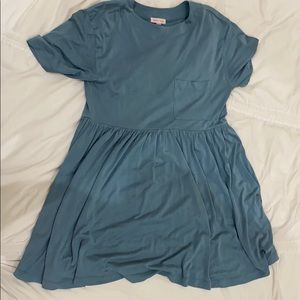 Urban Outfitters Blue Babydoll Dress